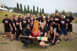 A team photo of dragon blades