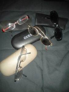 Four pairs of glasses
