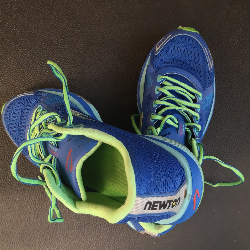 A pair of running shoes