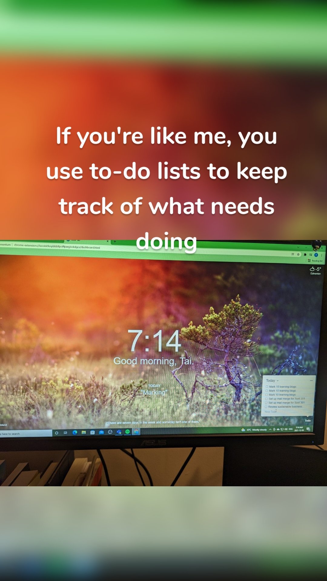 If you're like me, you use to-do lists to keep track of what needs doing